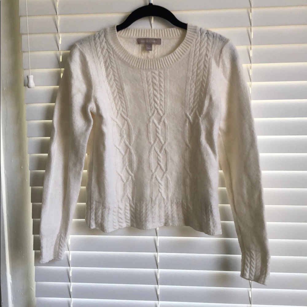Banana Republic cream sweater